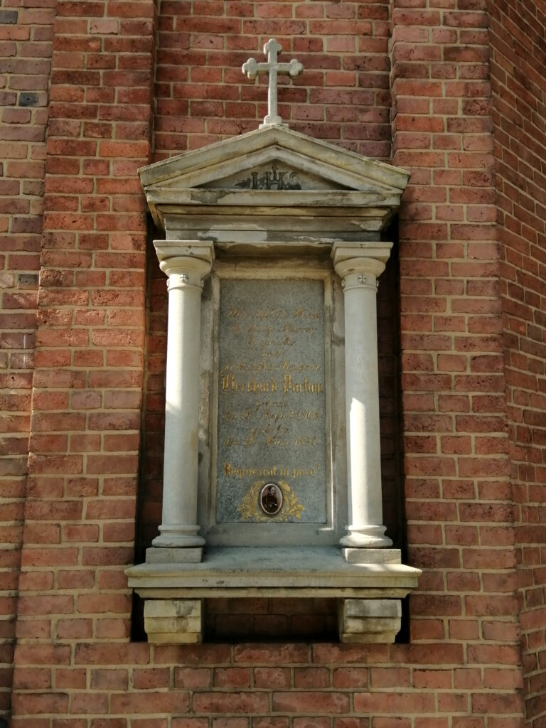 Epitafium ks. Bernarda Purkopa w bazylice piekarskiej