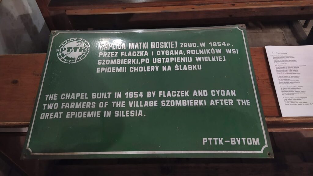 Tablica pamiątkowa PTTK-BYTOM Szombierki