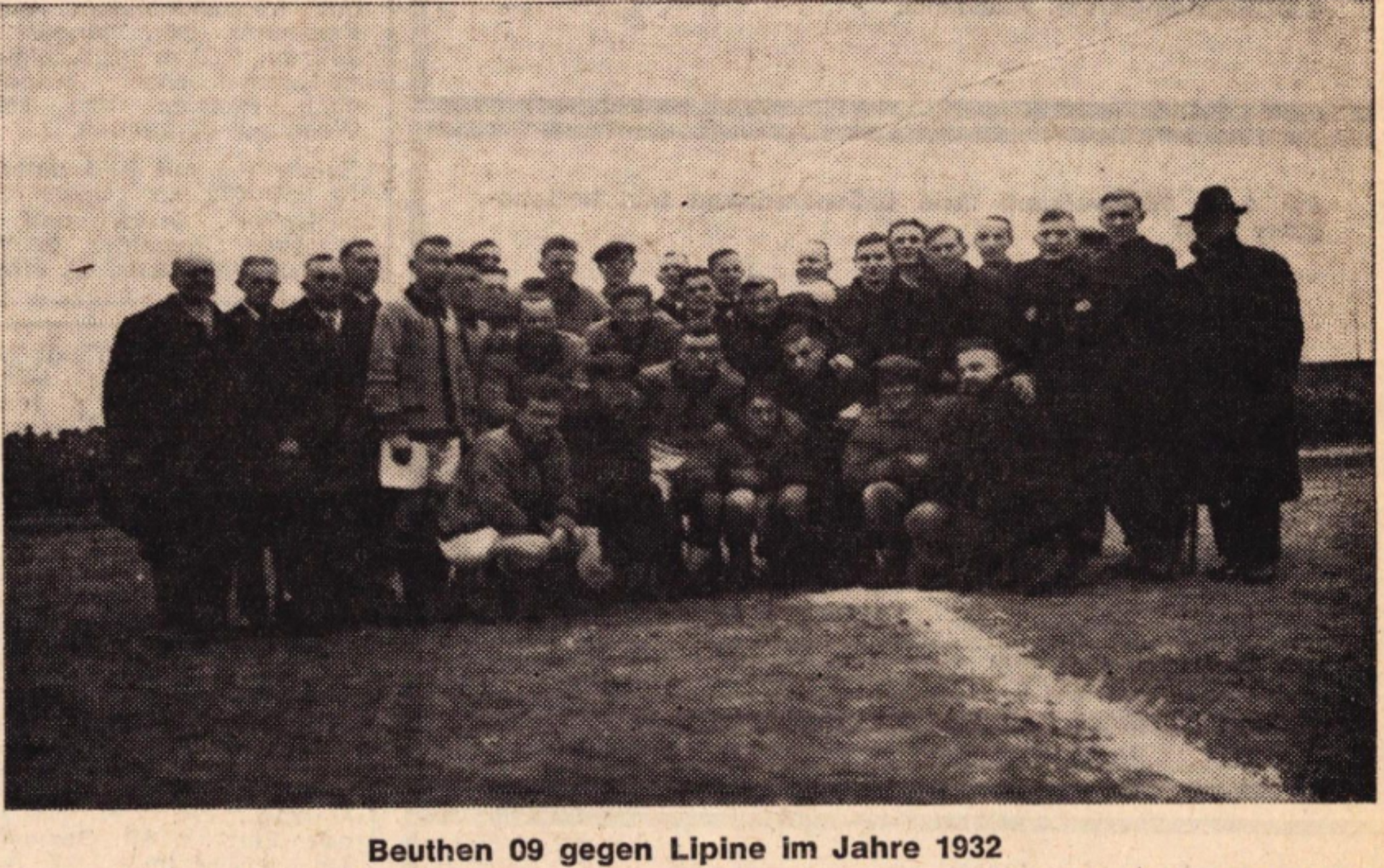Mecz Beuthen 09 – Naprzód Lipiny (1932)