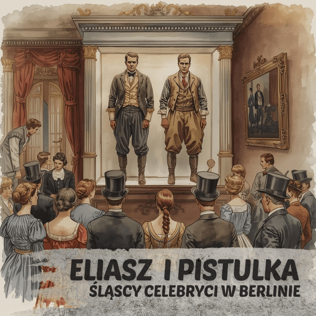 Figury woskowe śląskich zbójników Karola Pistulki i Wincentego Eliasha w berlińskim muzeum w XIX wieku.