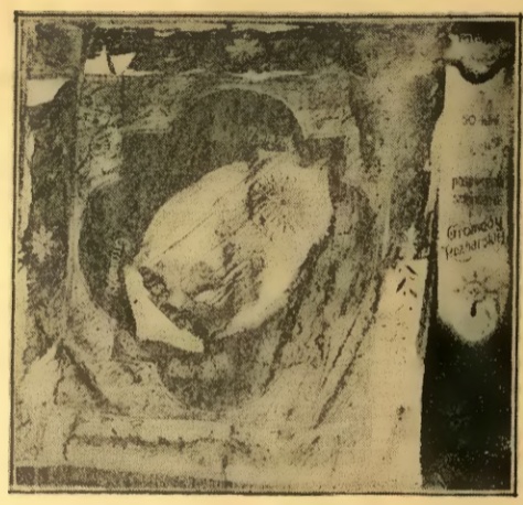 Sztandar Gromady Rozbarskiej z 1895 roku przedstawiający św. Izydora Oracza