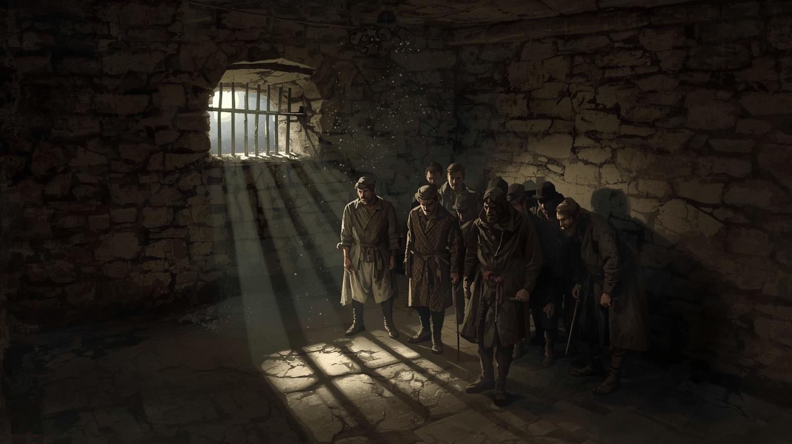 Bytomscy sukiennicy uwięzieni w lochu przez hrabiego Leo Ferdynanda Donnersmarcka