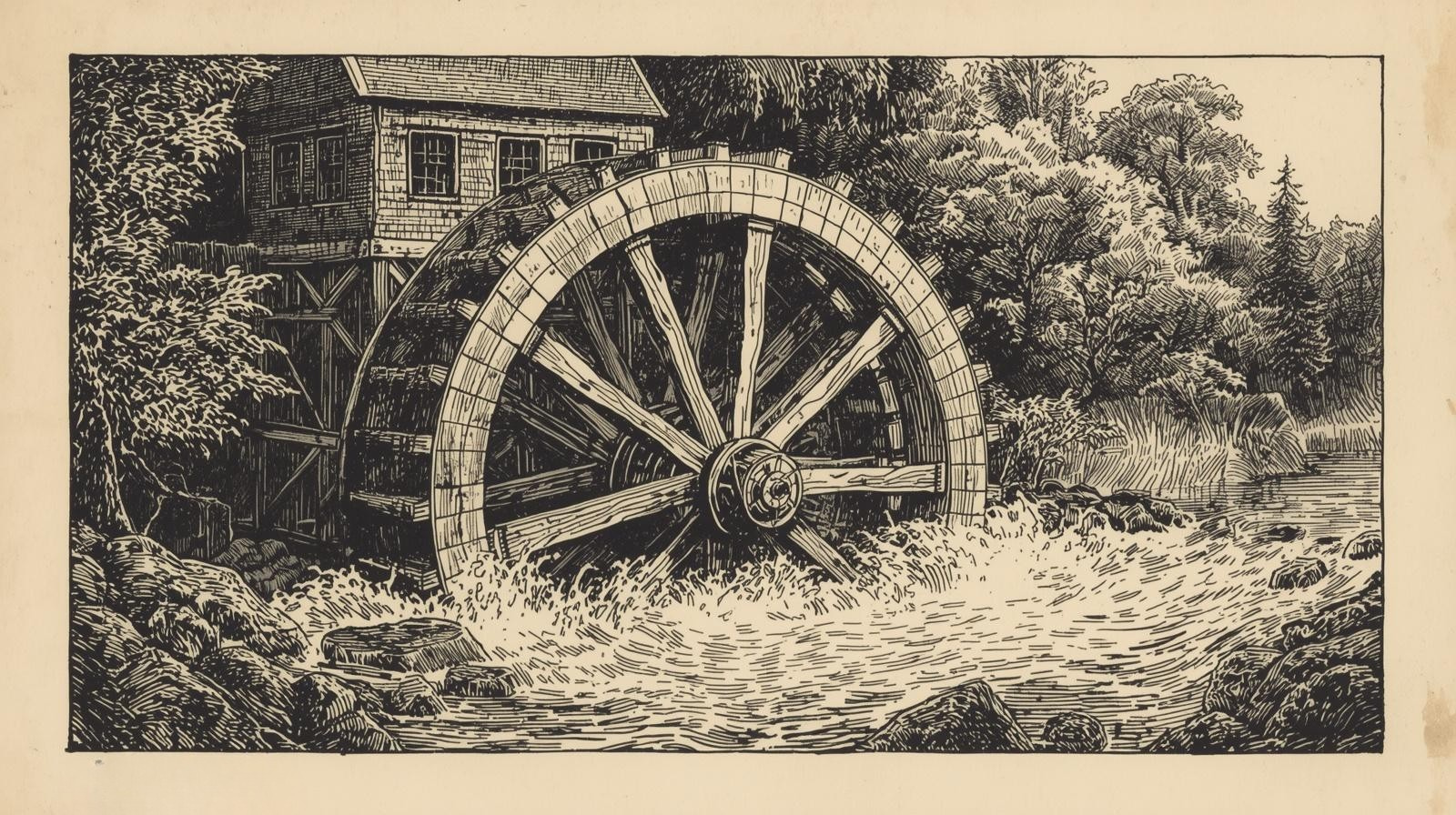 Zabytkowy młyn wodny foluszniczy w Brzezinach Śląskich