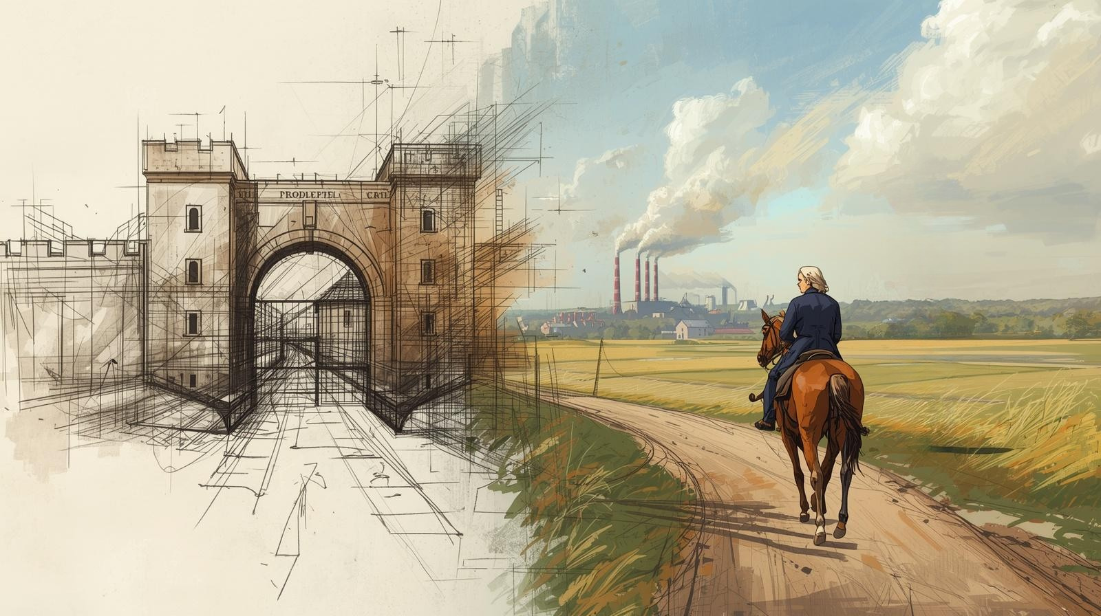 Mapa dawnego pogranicza i rzeki Brynicy między Bytomiem a Będzinem