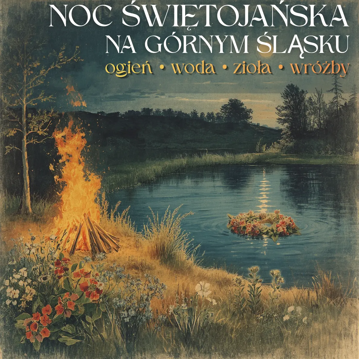Noc świętojańska na Górnym Śląsku – ogień, woda, zioła i wróżby