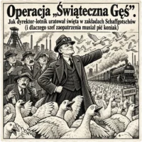 Operacja „Świąteczna Gęś”. Jak dyrektor-lotnik uratował święta w zakładach Schaffgotschów Schaffgotsch 1934 – akcja zakupu 5500 świątecznych gęsi dla pracowników